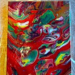 Vibrant Swirl Abstract Canvas Art